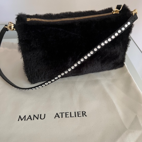 MANU ATELIER Black Mini Prism Bag - Picture 8 of 10